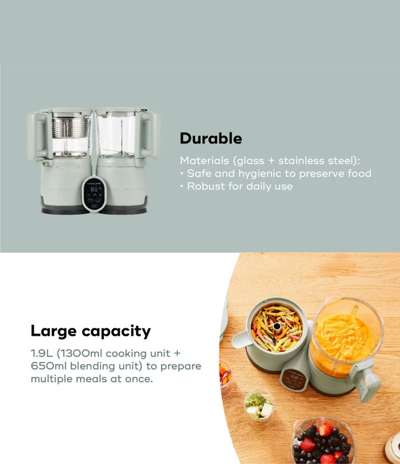 Babymoov Nutribaby Glass 2.0 köögikombain - Image 6