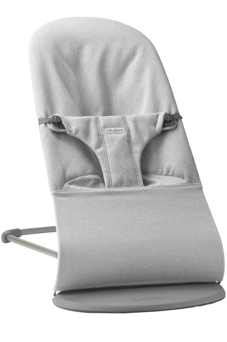 Babybjörn Bouncer Bliss lamamistool, Light Grey Woven Mélange