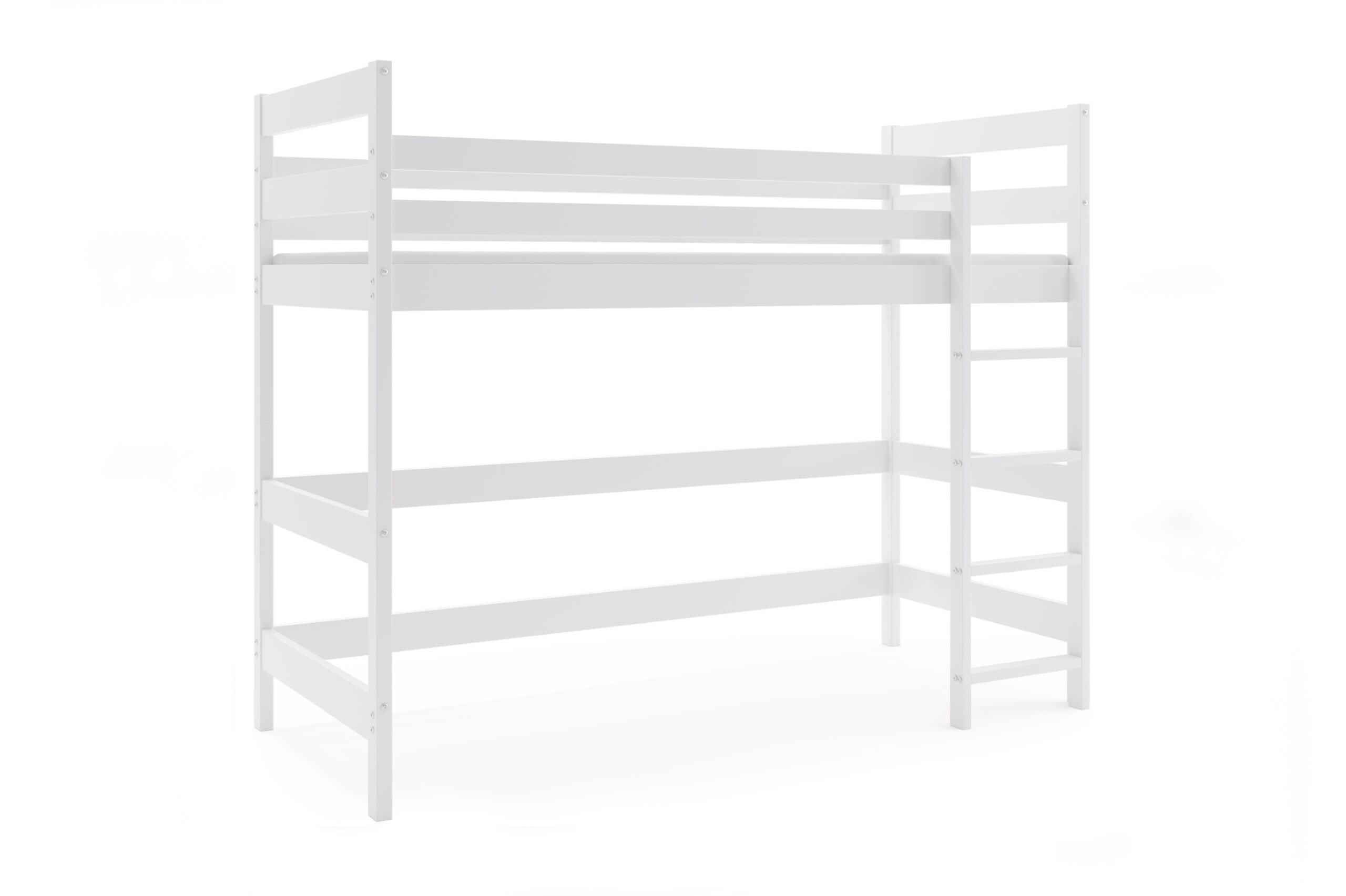 Poolkõrge narivoodi Antresola 90x200, valge — изображение 2