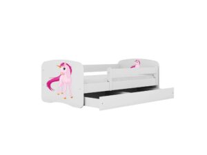 Lastevoodi Unicorn voodikastiga 80×160
