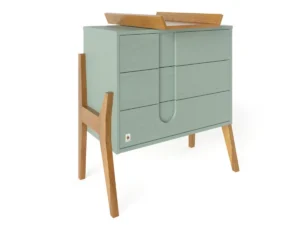 YappyIcon kummut mähkimisalusega, Sage Green