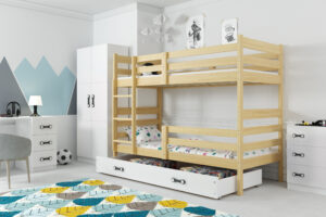 Narivoodi Eryk 90x190 voodikastiga, natural