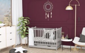 Beebivoodi Julia 60x120, voodikastiga, hall