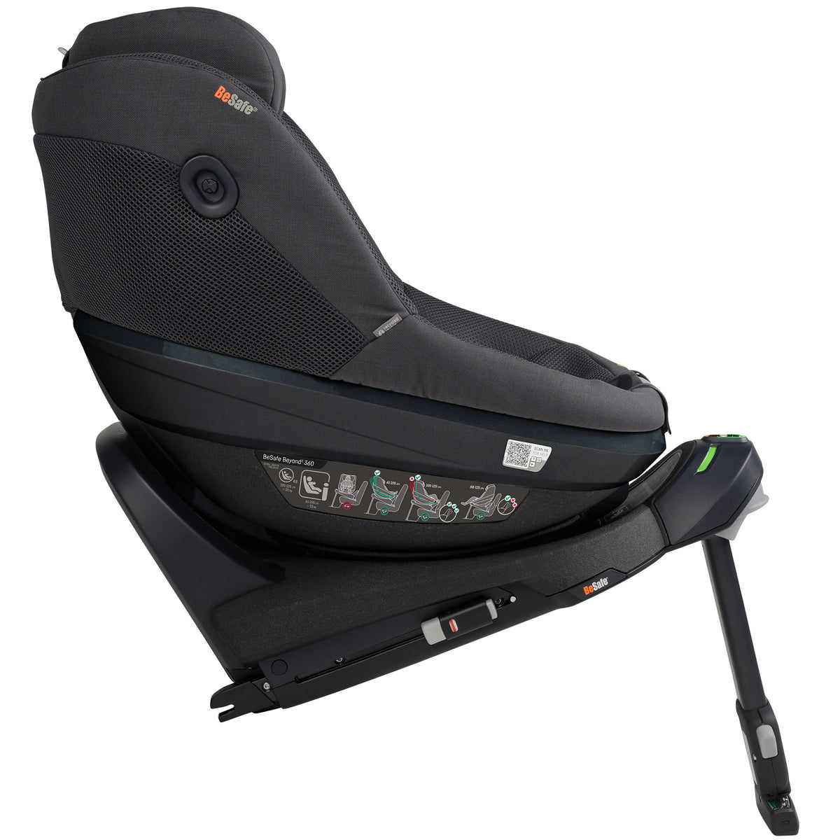 BeSafe Beyond² 360 turvatool 61–125 cm, Anthracite Mesh - Image 6