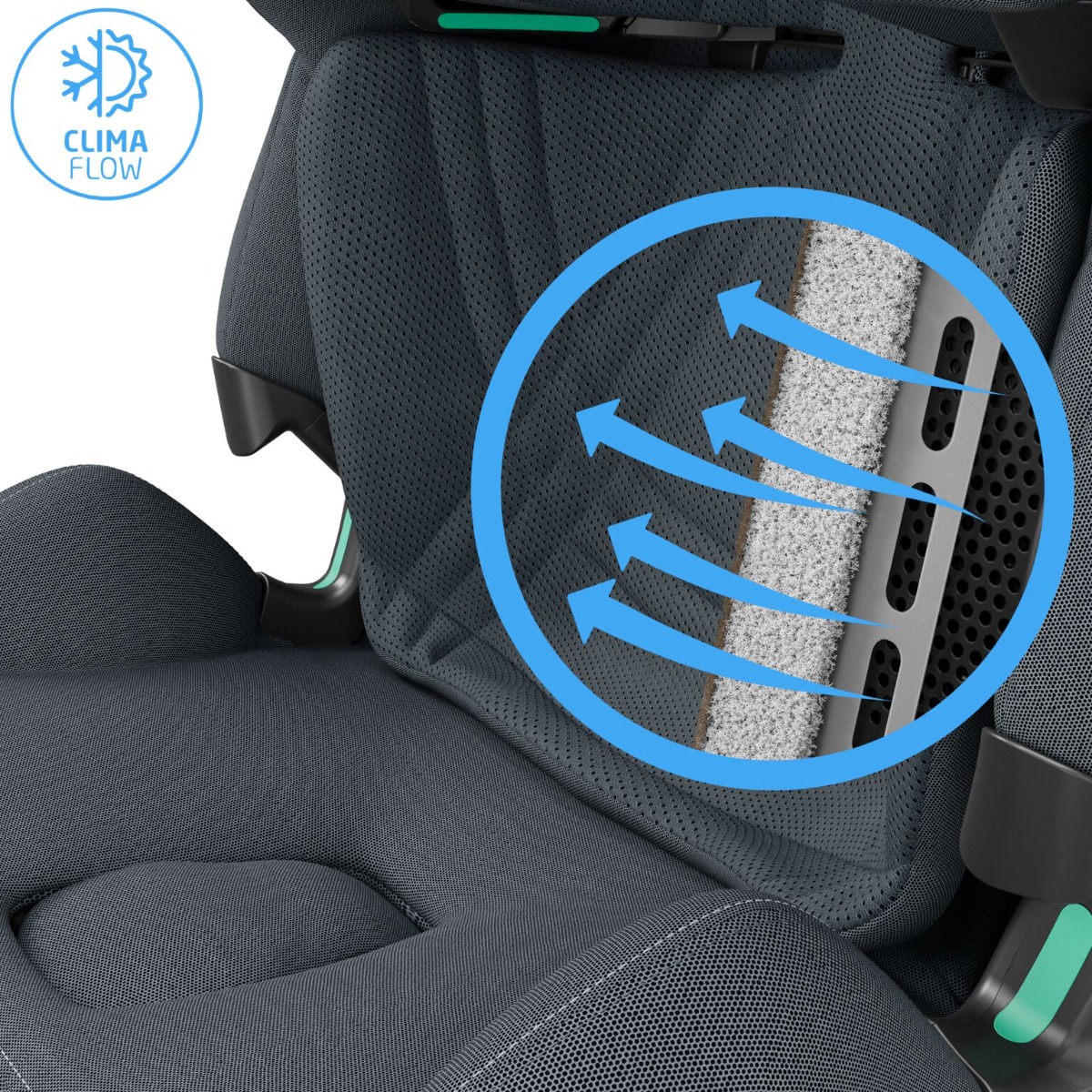 Maxi-Cosi Pearl XL Slide Pro i-Size turvatool 61–150cm, Authentic Graphite - Image 8